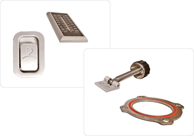 
			Coat hanger, thermometer, and other miscellaneous products
			designed and manufactured by Harper Engineering Co.
		