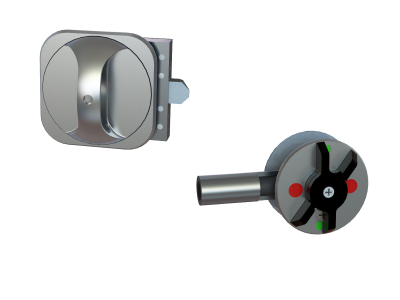 
			Two types of door latching systems designed
			and manufactured by Harper Engineering Co.
		